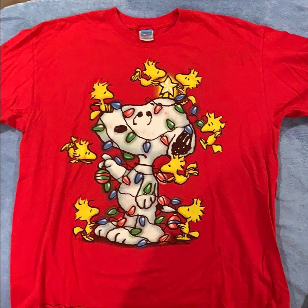 snoopy christmas shirt